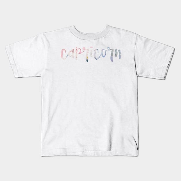 Capricorn Kids T-Shirt by christikdesigns